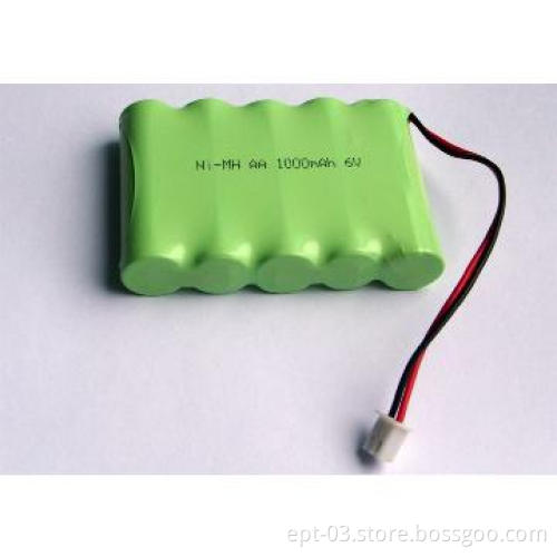 Ni-MH 6V 1100mah rechargeable battery